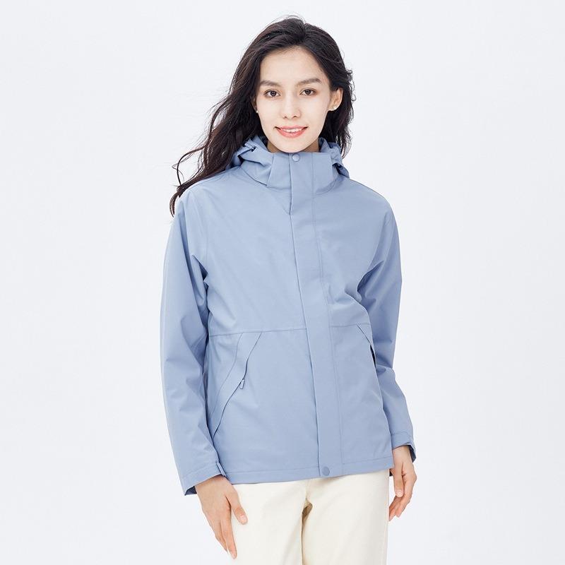 Rainstorm-proof Glue-pressed Jacket Men's Advanced Sense Three-in-one Three-proof Couple Jacket Women