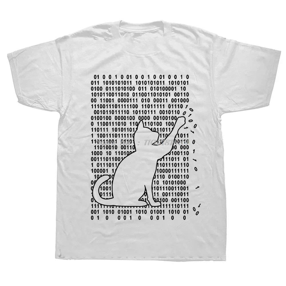 There Are 10 Kinds of People Those Who Understand Binary T Shirts Men Funny Programmer Cotton Tops Tees Fitness Unisex T-shirt
