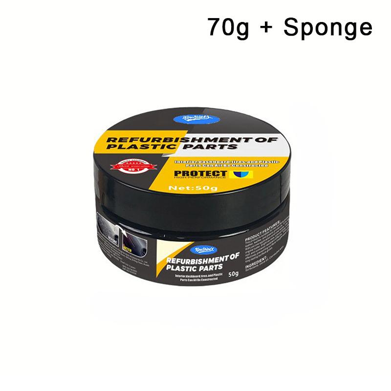 Automotive Plastic Repair Agent-Interior And Exterior Plastic Polishing Wax Scratch Repair Anti-Aging Cream Suitable For Tires