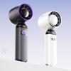 Strong Wind Handheld Fan Summer Bladeless Desk Fan Rechargeable Blower Quiet Cooling Gadget for Outdoor Travel Camping Beach