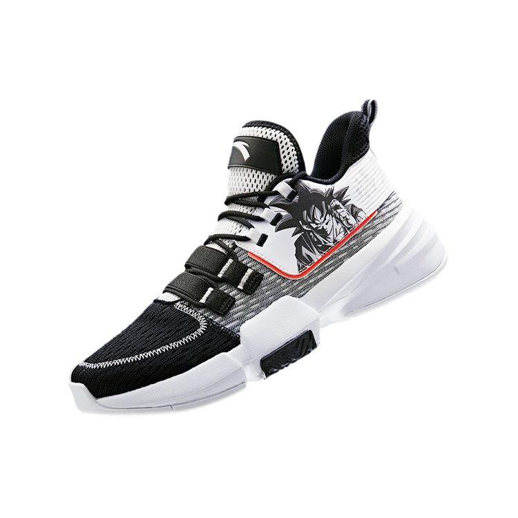 Anta Dragon Ball Super X  Goku Black Comfortable Versatile Shock Absorbing Non-Slip Wear-Resistant Low-Top Basketball Shoes Men Sneaker 112021615-1