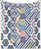 Moroccan Tile Pattern Blanket Soft Fleece Throw Boho Home Decor Ethnic Style Living Room Sofa Bedding Decoration