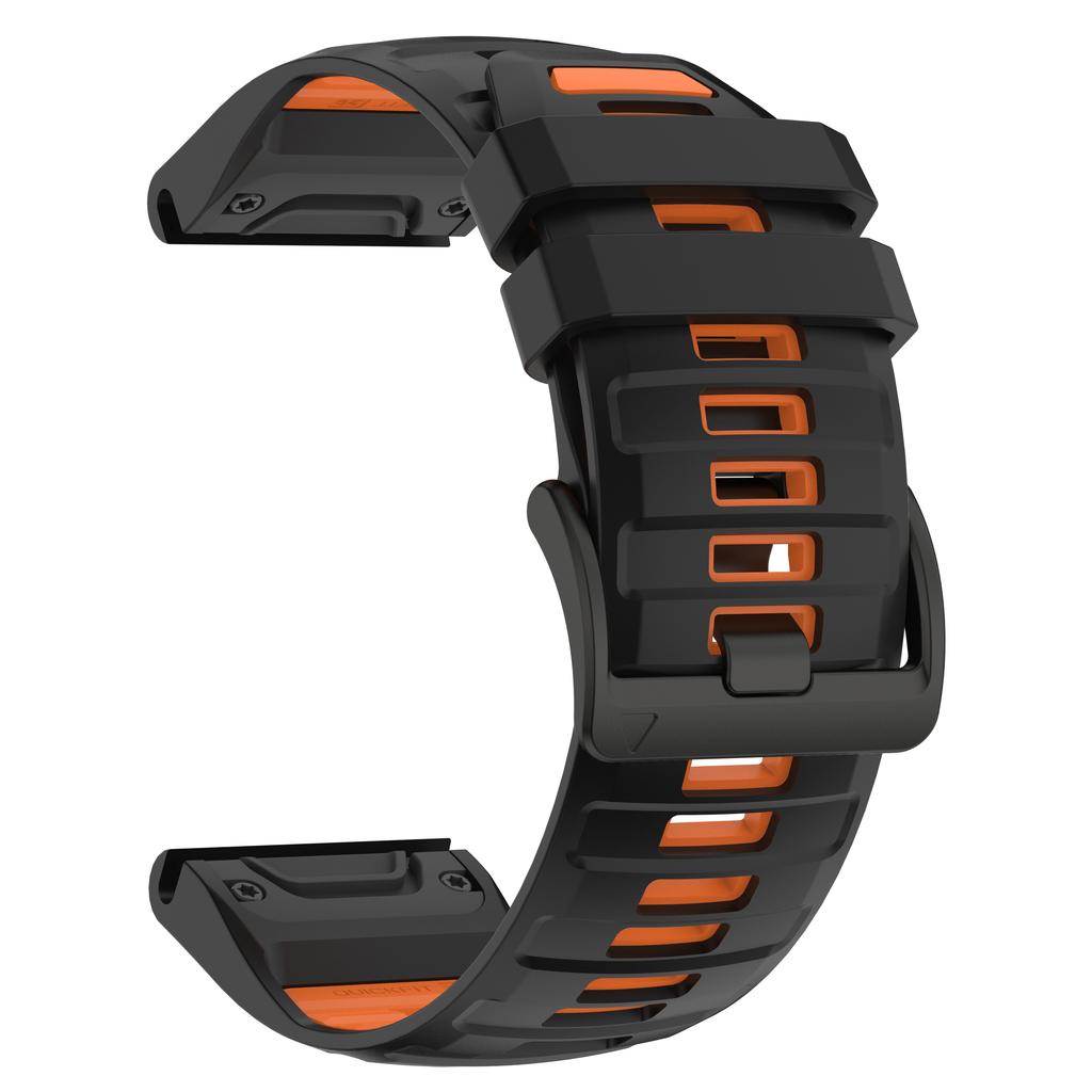 22mm 26mm Original Strap For Garmin Fenix 8pro 47mm 51mm/Fenix 7X 6X 5X 7Pro 6 5 Plus Rubber Wrist Band For Instinct 3/Epix Pro