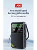 Multi-Function Rechargeable Radio with Auto Search & Large Volume for Seniors
