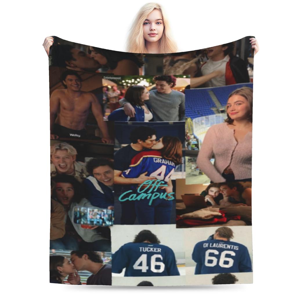 Off Campus TV Series Stuff Blankets Ultra-Soft Fleece Throw Blankets Comfortable Rug Piece