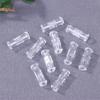 10Pcs Leak Proof Double Helix Medical Sterile Luer Lock Adapter Transparent Plastic Syringe Connector For Veterinary Medical