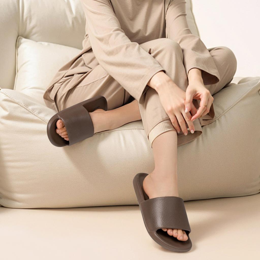 Summer Women Home Slippers Flat EVA Indoor Slides Soft Comfortable Non-slip Slippers Breathable Lightweight Men Bathroom Slippers