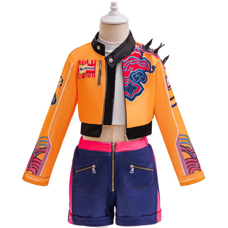 Dětský Dívčí Párty Cosplay Kostým Dětský Zpěvák Školní Jevištní Představení Oblékání Halloweenský Outfit