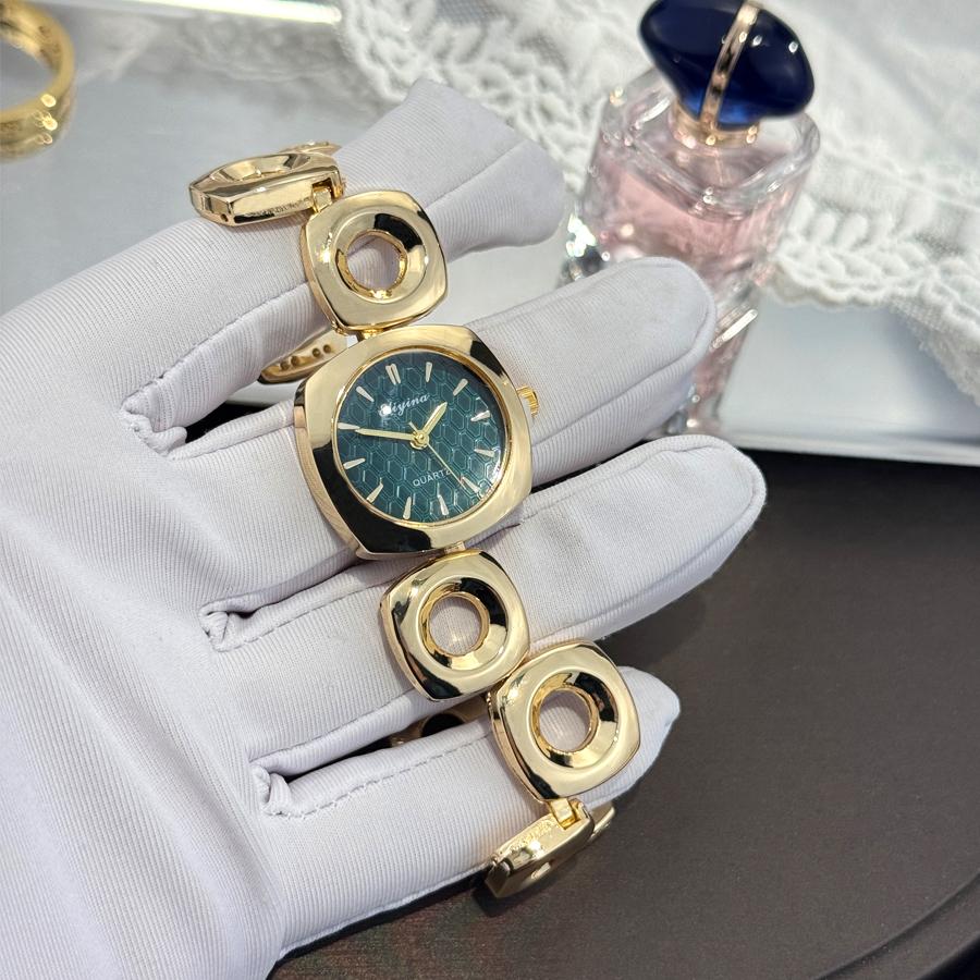Women Irregular Shaped Bracelet Watch Square Wristwatch