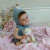 Cute Reborn Toddler Doll Bettie 18'' 48cm Cloth Body Soft Touch Emulation Doll Wear Sweater Suit Exquisite 3D Painted Newborn Dolls Kid's Playmate Toy