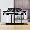 Chinese Style Metal Bookends: Creative Architectural Ornaments for Study & Office