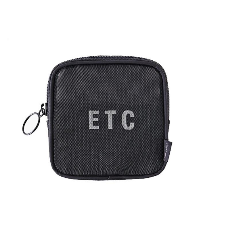 Portable Mesh Cosmetic Organizer Bag For Travel Toiletries Makeup Etc S