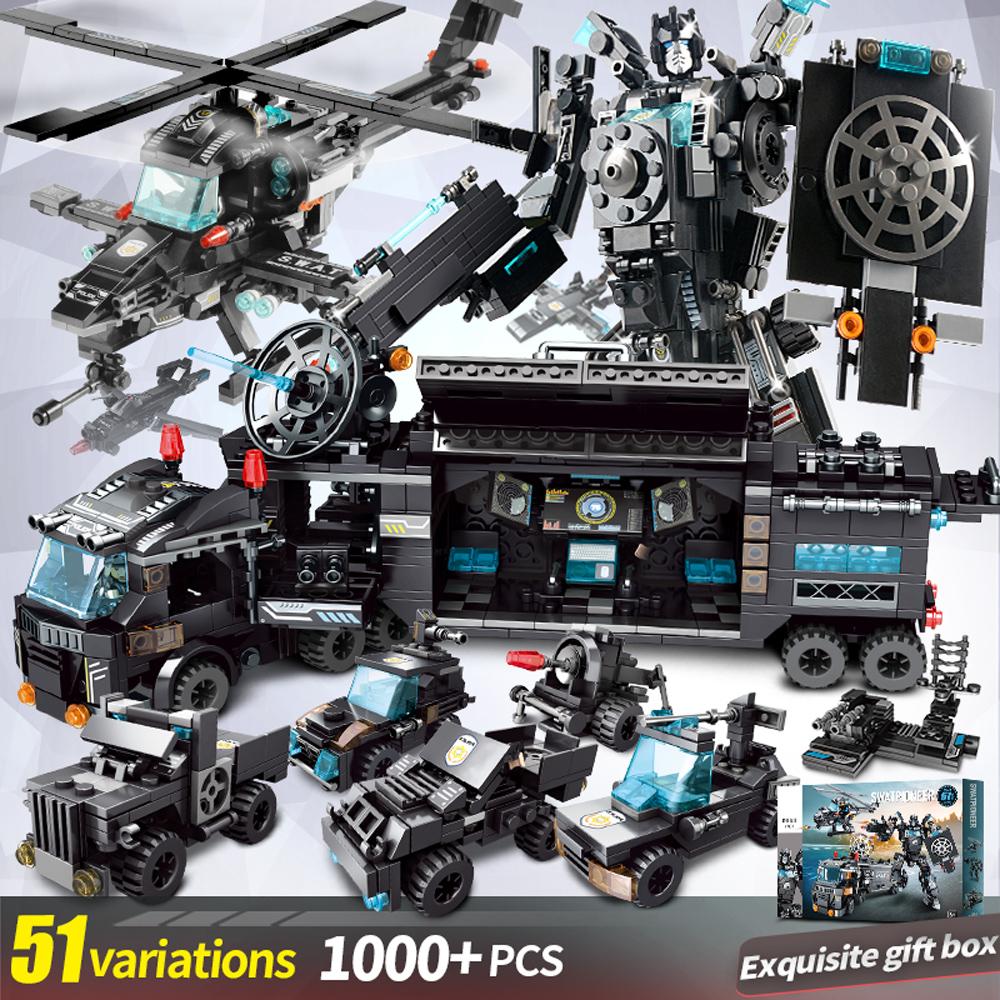 Kit de construction de combinaison militaire 1068 pièces, ensemble de blocs de construction de navire de croisière tout-en-un avec cadeaux de navire de guerre pour jouets garçons enfants