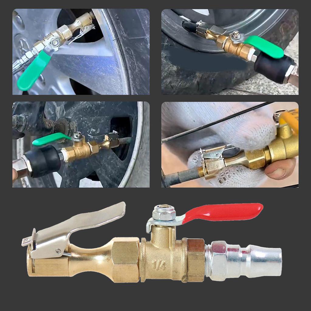 Quick Inflation Deflation Switch for Motorcycle Electric Vehicle Tires Vacuum Tire Efficient Emergency Professional Use