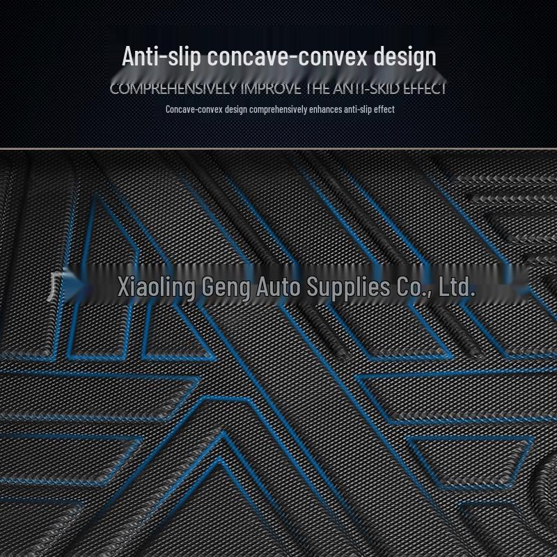 2021 Toyota Crown Overseas Trunk Mat: TPE Waterproof, Eco-friendly Car Rear Floor Mat.