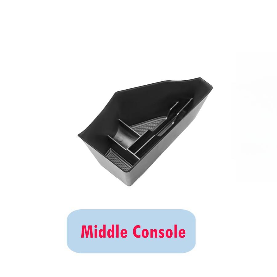 Center Console Organizer For Kia Sportage NQ5 Hybrid 2023 2024 with Electronic Transmission ONLY Armrest Storage Box Middle Tray