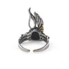 Adjustable Brass Rabbit Ring Men Women Vintage Creative Minimalist Statement Jewelry