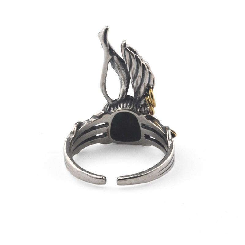 Adjustable Brass Rabbit Ring Men Women Vintage Creative Minimalist Statement Jewelry