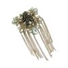 Cool Tassel Chain Epaulette Skull Jacket Vintage Brooch  Western-style clothes