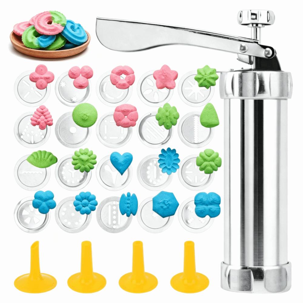 Food-Grade Biscuit Mold Kit Disassembly Churro Maker Machine Cookies Press Maker  Bakery Catering