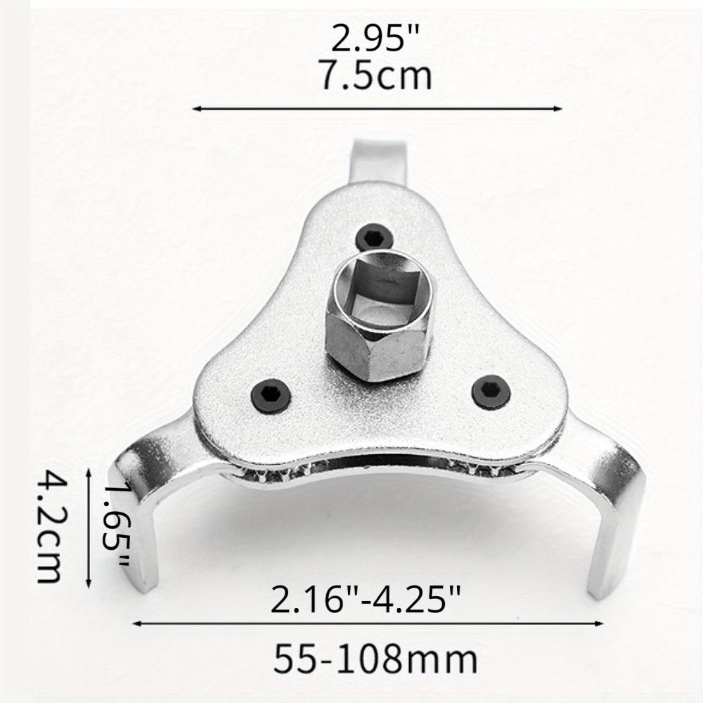 Auto Repair Tools Oil Filter Wrench Adjustable Flat-Head Three-Clamp Type Oil Filter Removal Tool Car Disassemble Wrench