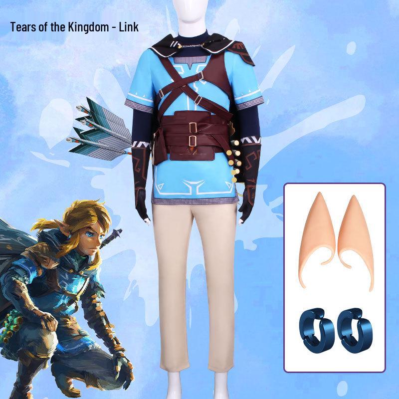 The Legend of Zelda: Tears of the Kingdom Link Cosplay Costume Full Set