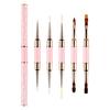 5 Pcs Nails Art Liner Brushes Nail Brush with Double-Ended Nail Detail Brush Nails Art Brushes Set