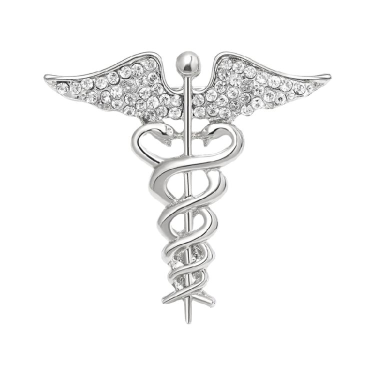 Eye Catching Sophisticated Angelic Wing Pin Portable Jewelry Accessory for Themed Event Stylish Outfits Casual Wear