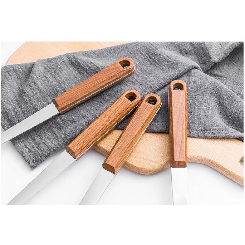 HANYANG Stainless Steel Stir-fry Spatula Large Soup Spoon Thickened Handle Spatula Cookware
