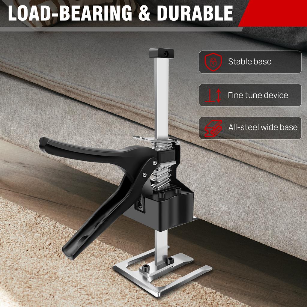 DayPlus 2 Packs Labor Saving Arm Jack,Hand Lifting Tool Jack with 0-17cm Adjustable Height Arm Hand Tool,170kg/375LB Lifter Jack