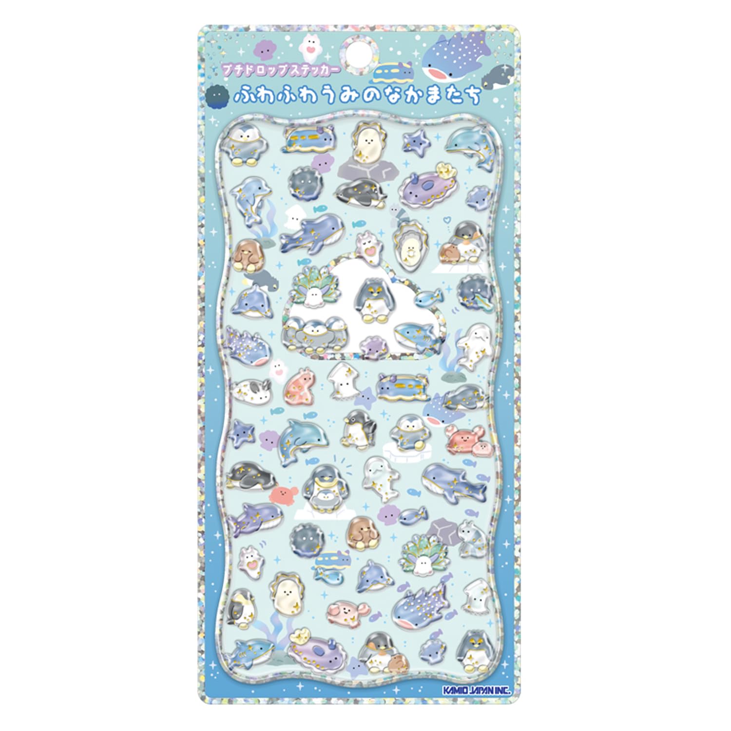 Kamio Japan Наклейка Petit Drop Наклейка Пушистые Морские Существа 226223