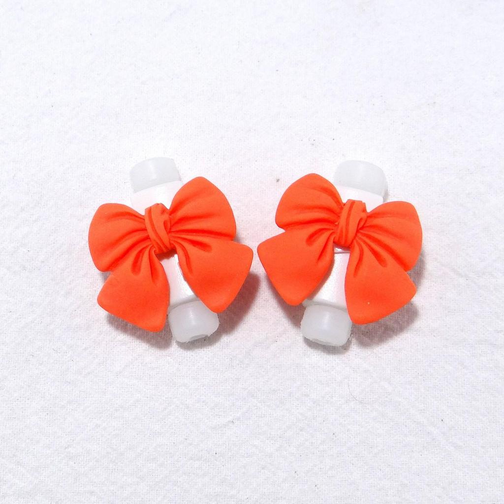2Pcs Charger Cable Winder Protector White Bear Cartoon Saver Data Line Protective Case Earphone Cord Sleeve Cover Wire Organizer
