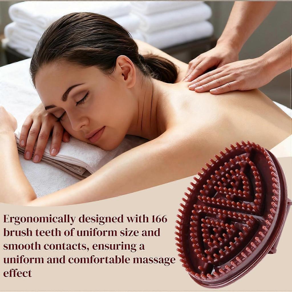 Meridian Brush Massage, Beauty Salon Professional Custom Meridian Brush, Full Body Relaxation Tools,Combine Comfort and functionality to Provide a spa