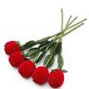 Romantic Red Rose Engagement Wedding Ring Box Earrings Jewelry Gift Box