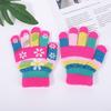 Knitted Knitting Mittens Thick Mitten Lovely Winter Warm  Boys Girls