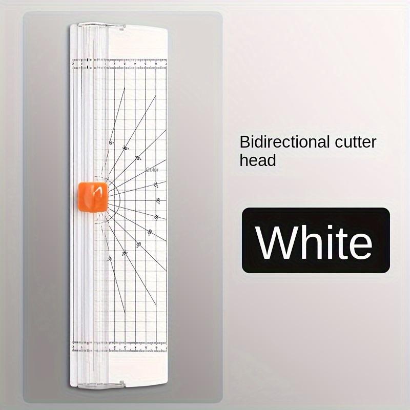 Přesné ořezávání papíru na papír A4/A5 Řezačky Gilotina s vytahovacím pravítkem Pro fotografické štítky Nástroj na řezání papíru Odolný