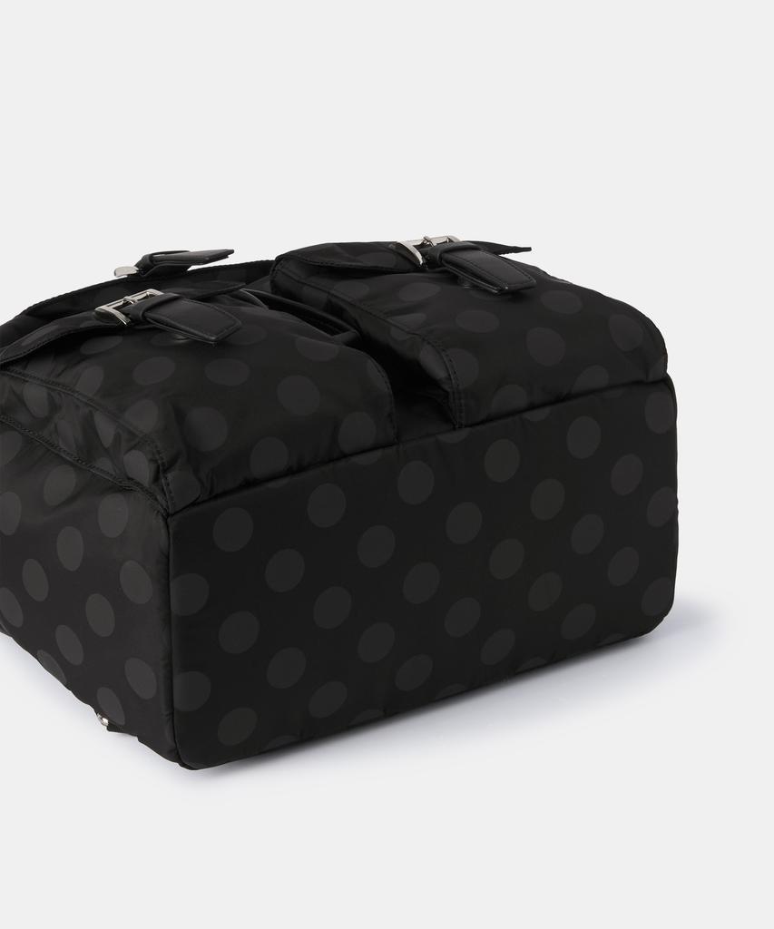 Musinsa Standard Woman Women'S Polka Dot Flap Mini Backpack [Black]