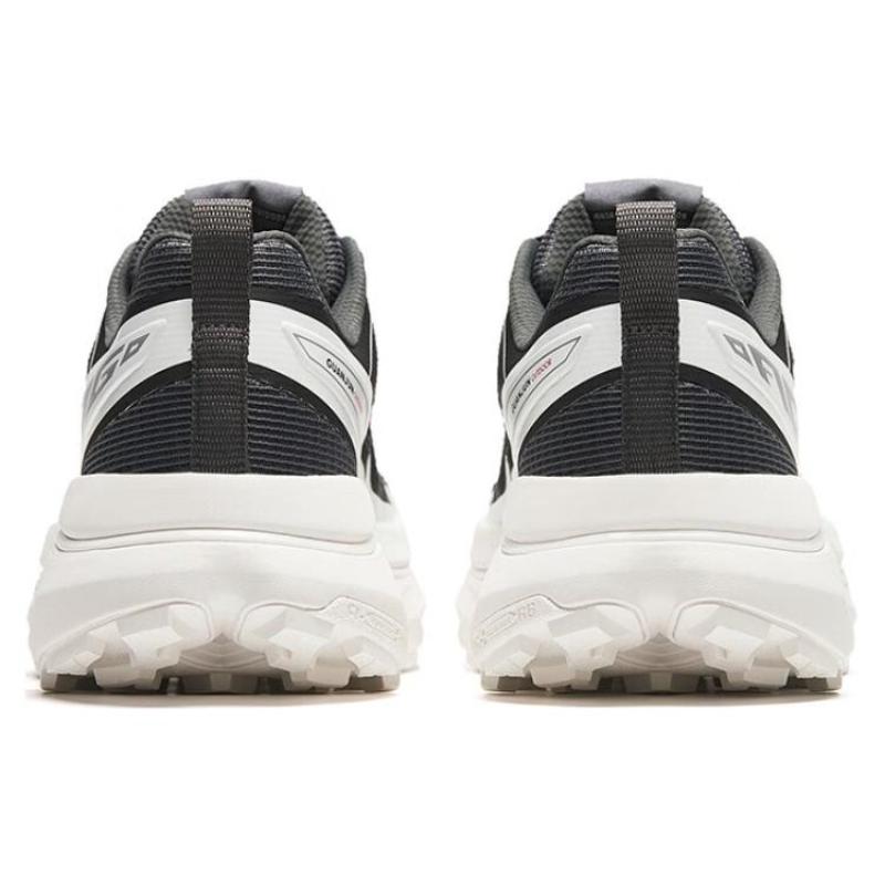 Anta Champion Series Wear-Resistant Low-Top Casual Running Shoes Men's Black White Sneakers 912416606A-5