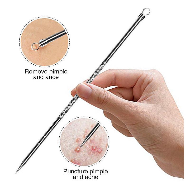 4Pcs/set Acne Blackhead Remover Comedone Black Spot Pimple Blemish Remover Skin Care Women Beauty Acne Treatment Pore Cleanser