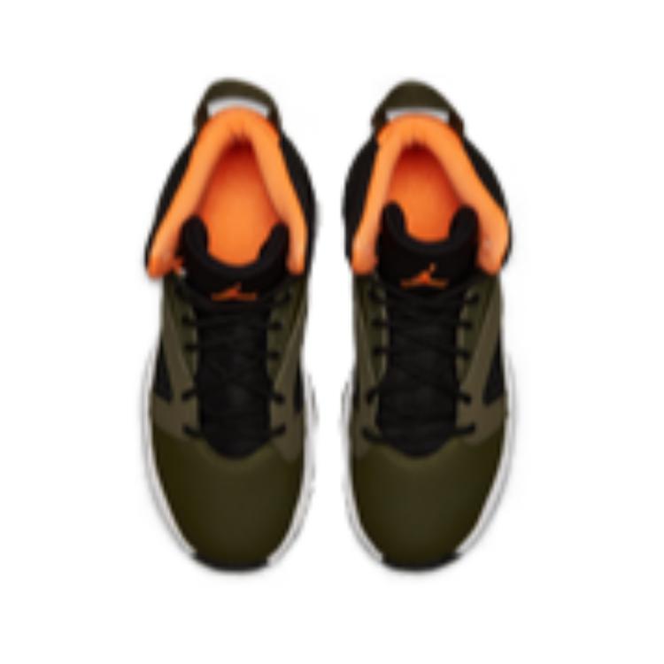 Jordan Lift Off Comfortable Non-Slip Shock Absorbing Wear-Resistant Mid-Top Casual Shoes Kids Casual Shoes Brown Black AV1243-300