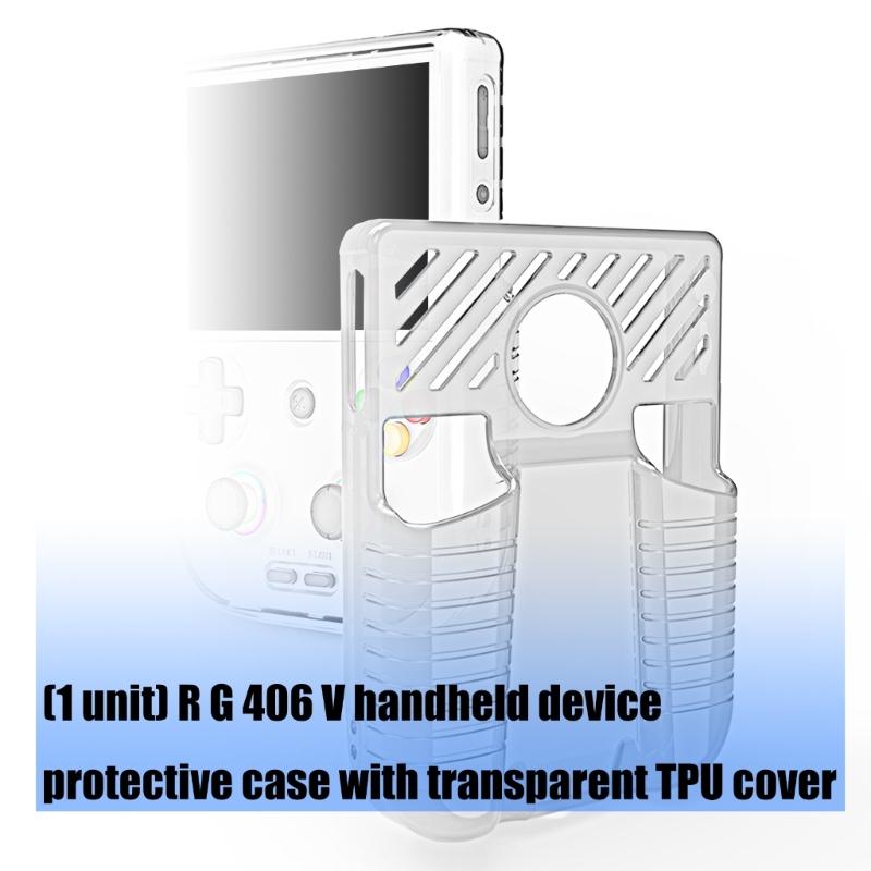 Protective Case for RG406V Game Console Cover Shockproof Flexible Housing with Ventilation Hole Gamepad Soft Housing