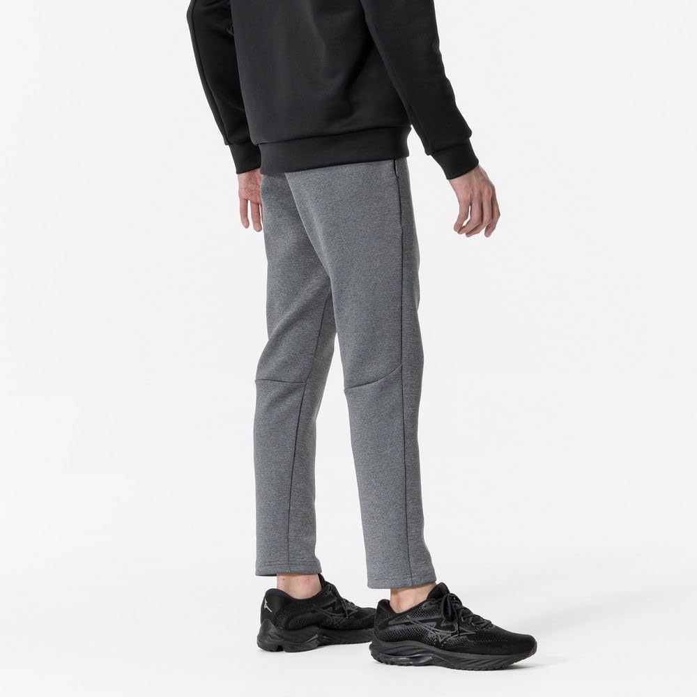 Mizuno Stretch Sweat Slim Heather Size Training Size Small Men's Pants, Gray, 32MDA560, Wear,
