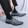 Handgefertigte Herren Hochzeits Oxford Schuhe Echtes Leder Brogue Herren Kleiderschuhe Slipper Business Formelle Schuhe für Herren Hombre