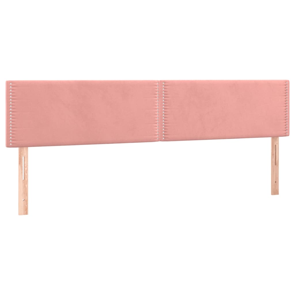 Headboard in Pink 160 x 5 x 78 88 cm Velvet