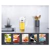 2 In 1 Glass Oil Sprayer Olive Oil Dispenser Press Type Dispenser for Cooking Kitchen Barbecue