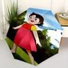 Girl,Heidi Automatic Folding Umbrella  8 Ribs Lightweight Design, Durable Iron Frame, Compact and Portable, Ideal Birthday or Christmas Gift