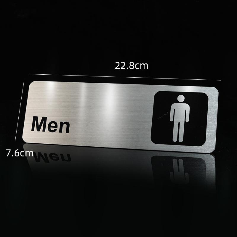 Brushed Aluminum Surveillance Sign Metal Safety Plate Anti-rust Stainless Steel Nameplate Durable Warning Label Outdoor