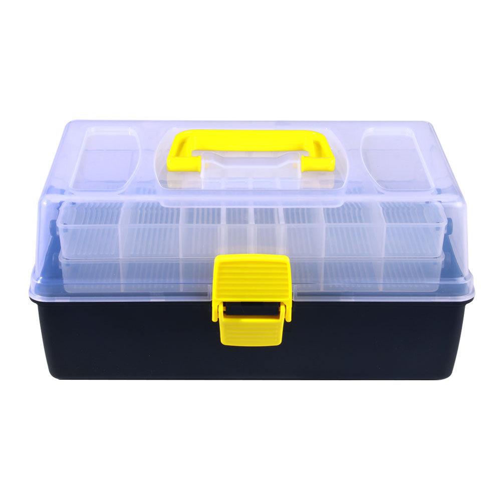 Specialized Fishing Tool box3Multi-layer Plastic Storage Box, Large Fishing Bait Box, New Fishing Gear Set, Large Capacity, Mult