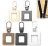 5Pcs Tool-Free Detachable Stylish Zipper Pull Metal Zipper Repair Replacement Slider DIY for Coat Jacket Backpack Handbags