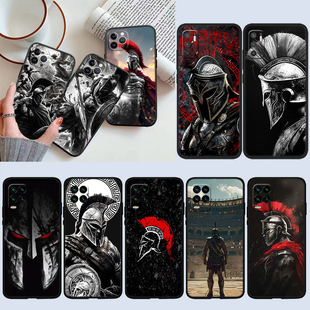 Spartan Warrior Shockproof Phone Case for iPhone 6 6s 7 8 11 12 13 14 15 16 17 16E XS Pro Max XR X SE Air